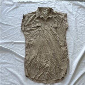 Thread and Supply Khaki Above Knee Dress